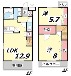 ワコーレヴィアーノ神戸梅元町の物件間取画像